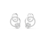 Graceful Loop Diamond Earrings