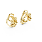 Graceful Loop Diamond Earrings