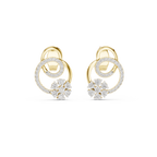 Graceful Loop Diamond Earrings