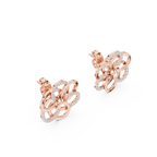 Diamond Petal Harmony Earrings