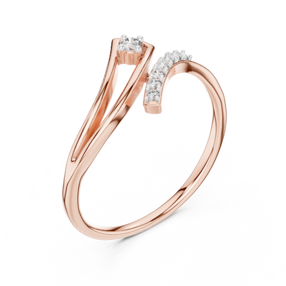 Pure Grace Curve Ring