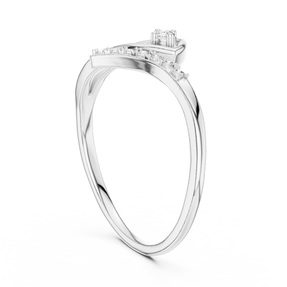 Pure Grace Curve Ring