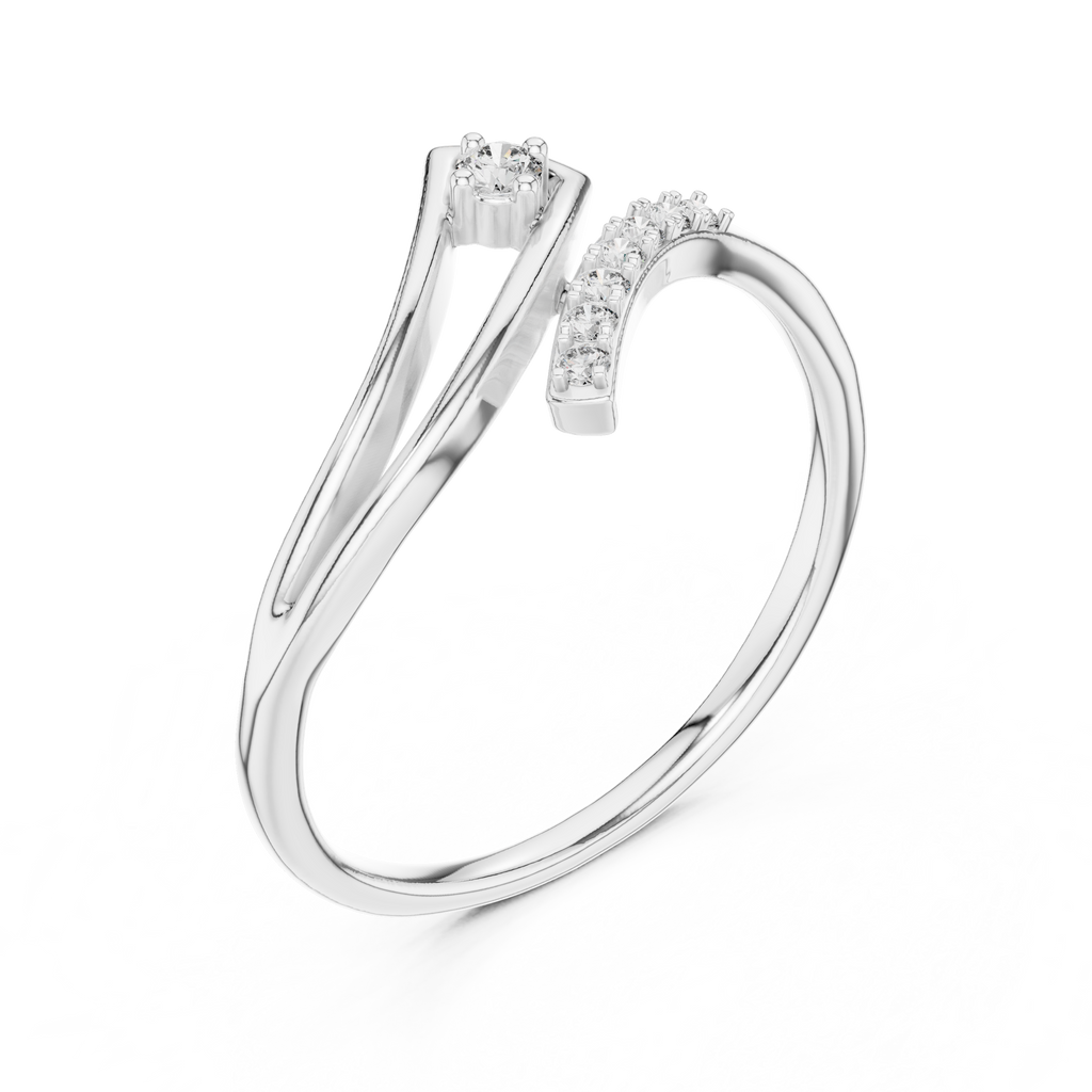 Pure Grace Curve Ring