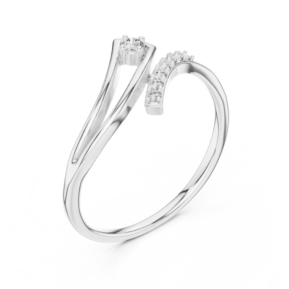 Pure Grace Curve Ring