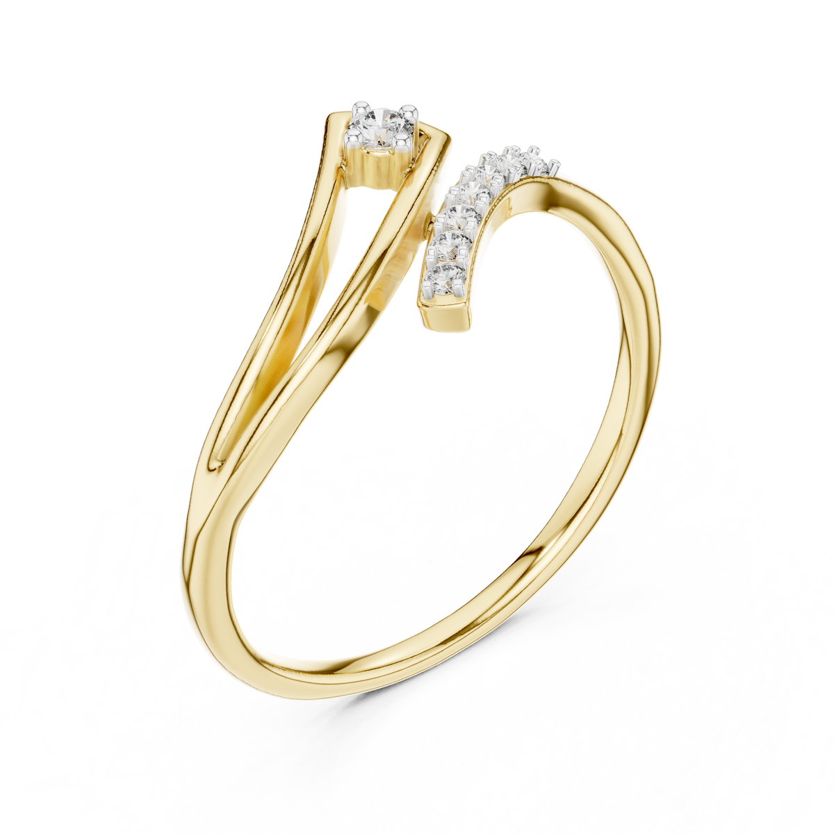Pure Grace Curve Ring