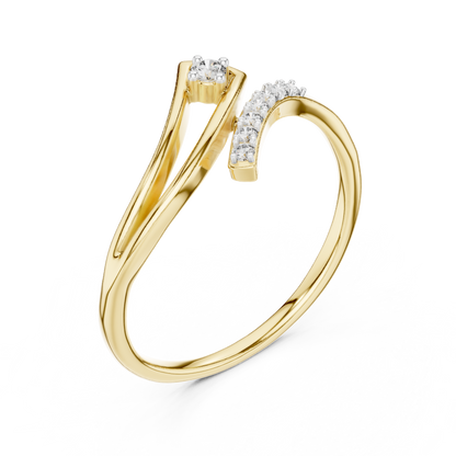 Pure Grace Curve Ring