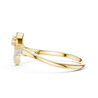 Pure Grace Curve Ring