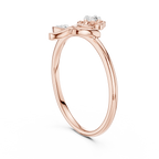 Elegant Blossom Diamond Ring