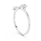 Elegant Blossom Diamond Ring