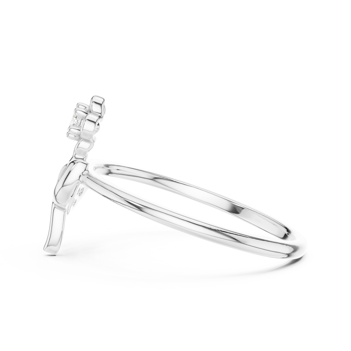 Elegant Blossom Diamond Ring