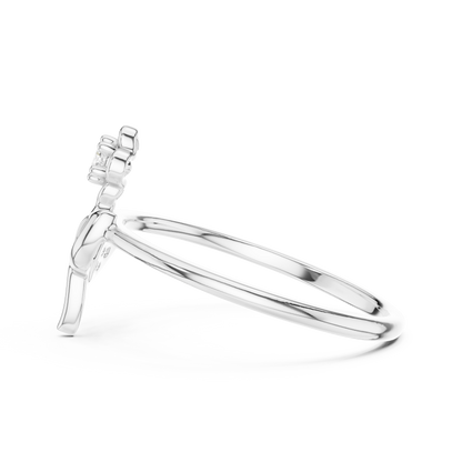 Elegant Blossom Diamond Ring