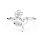 Elegant Blossom Diamond Ring