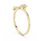 Elegant Blossom Diamond Ring