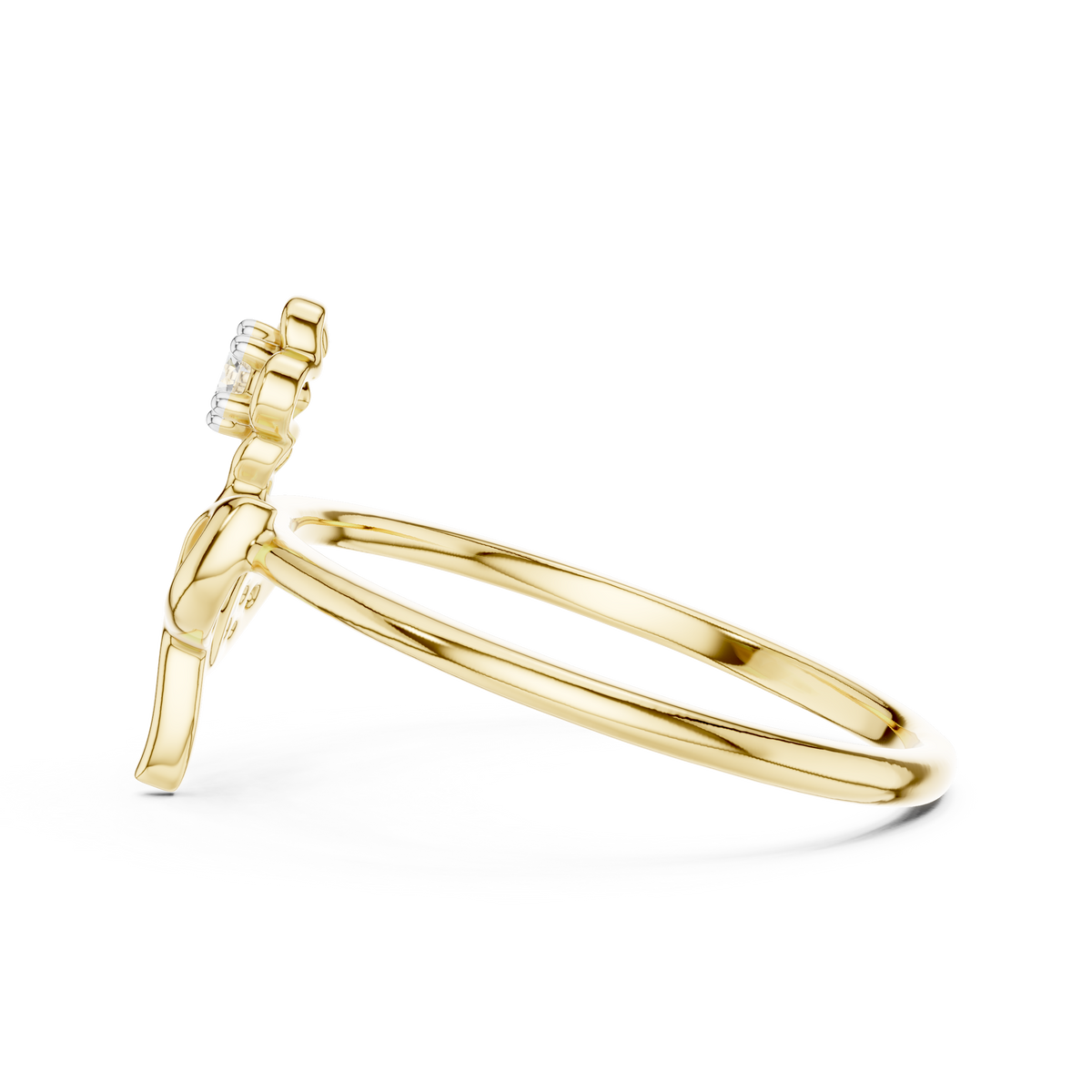 Elegant Blossom Diamond Ring