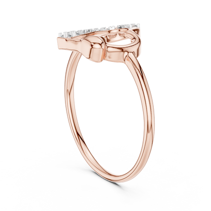 Dazzling Heart Glow Ring