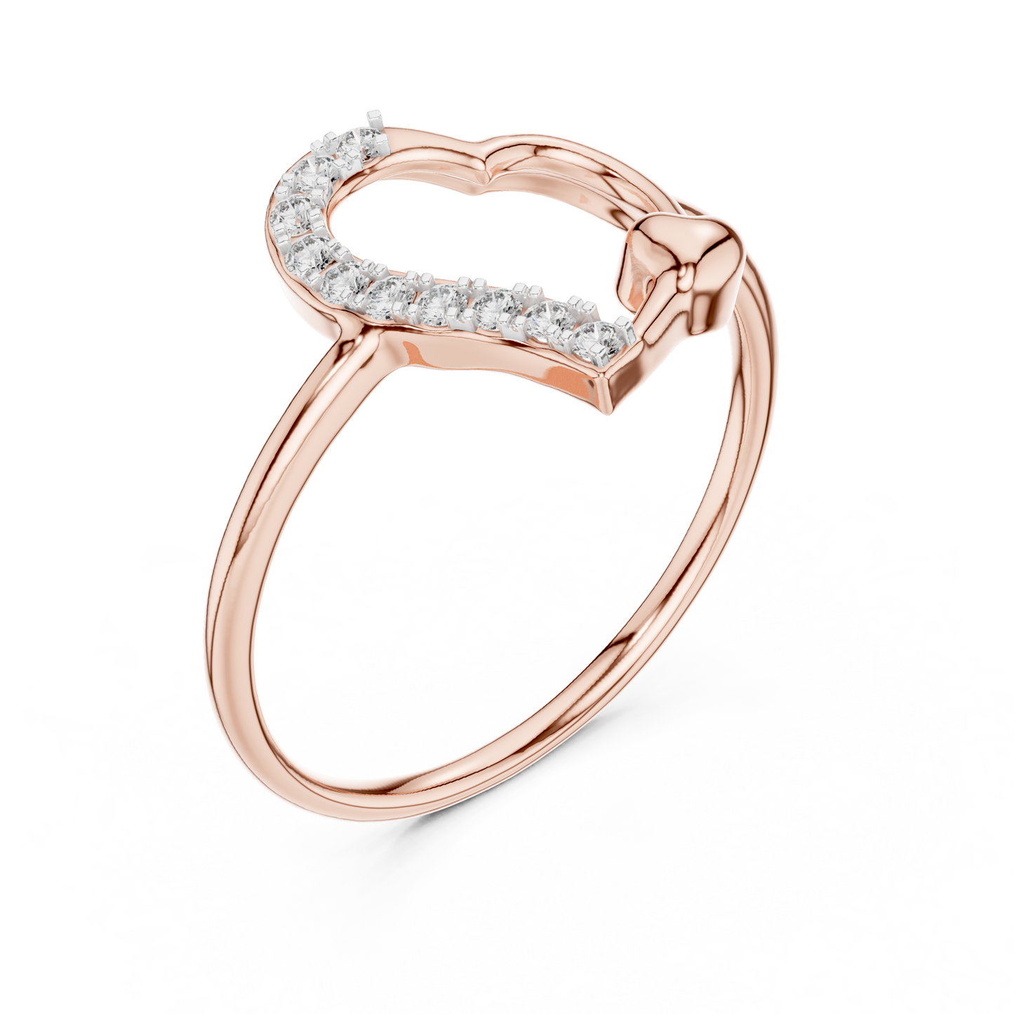 Dazzling Heart Glow Ring