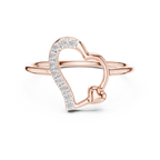 Dazzling Heart Glow Ring