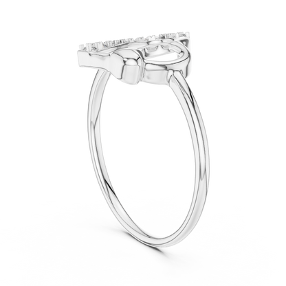 Dazzling Heart Glow Ring