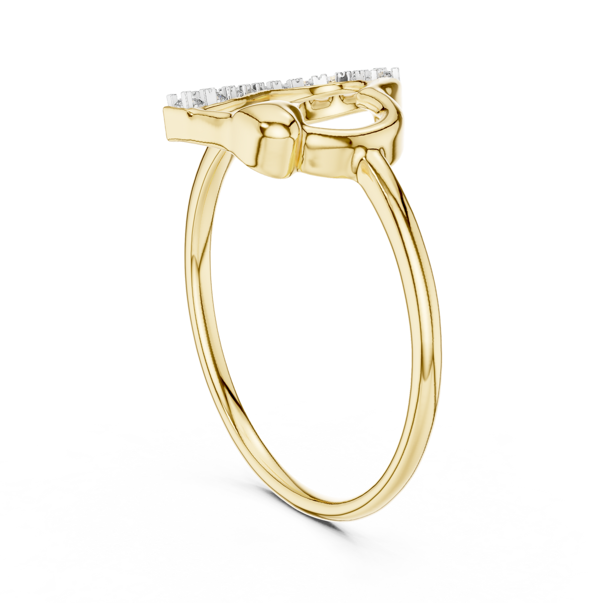 Dazzling Heart Glow Ring