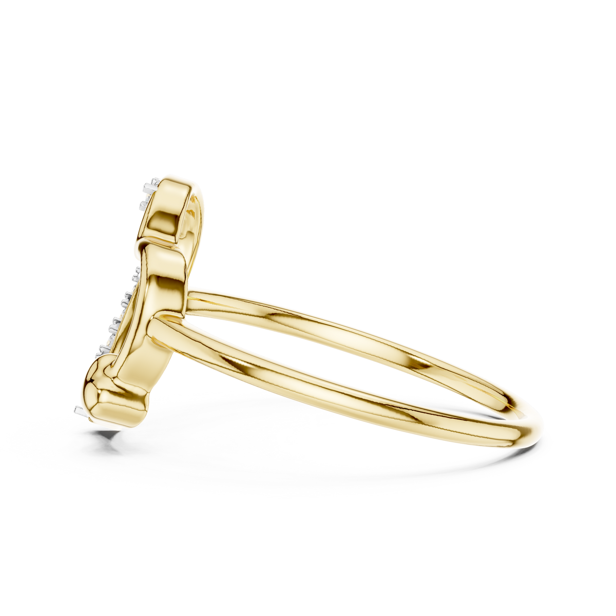 Dazzling Heart Glow Ring