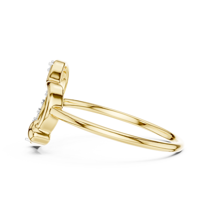 Dazzling Heart Glow Ring