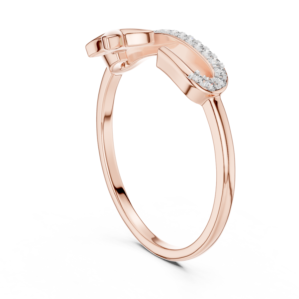 Starfish Glow Gold Ring