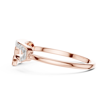 Starfish Glow Gold Ring