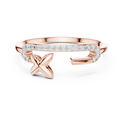 Starfish Glow Gold Ring