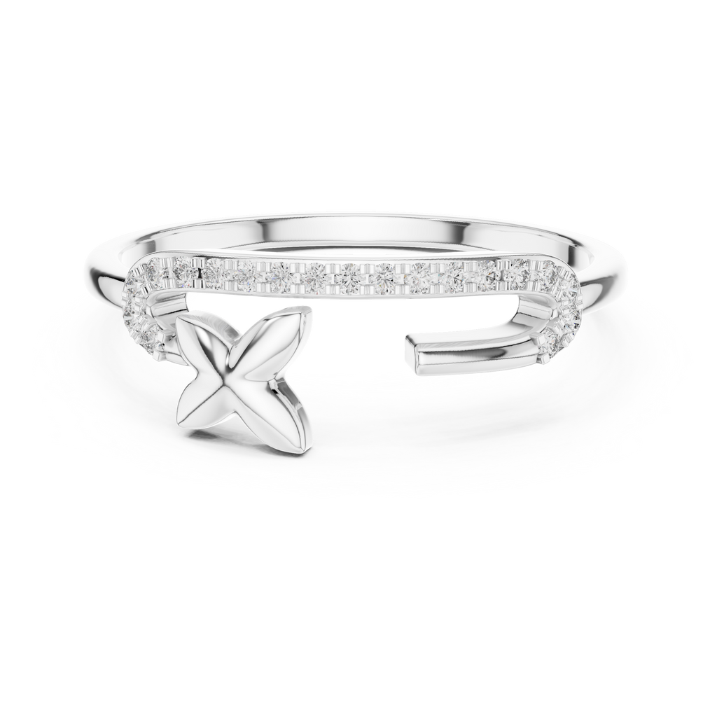 Starfish Glow Gold Ring