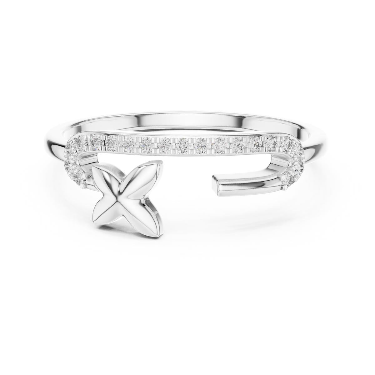 Starfish Glow Gold Ring