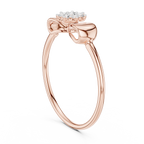 Sparkling Ribbon Elegance Ring