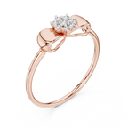 Sparkling Ribbon Elegance Ring