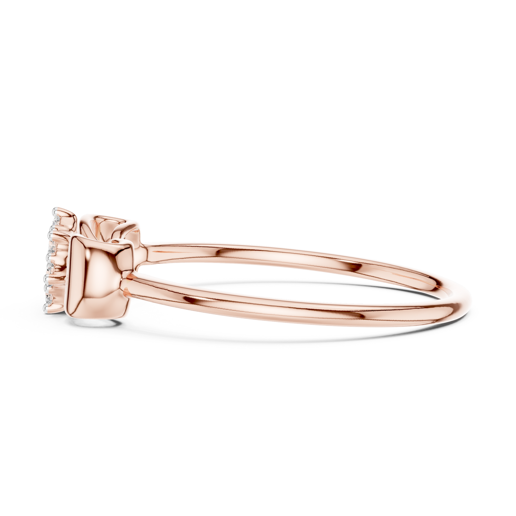 Sparkling Ribbon Elegance Ring