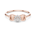 Sparkling Ribbon Elegance Ring