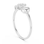 Sparkling Ribbon Elegance Ring