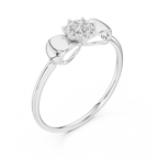Sparkling Ribbon Elegance Ring