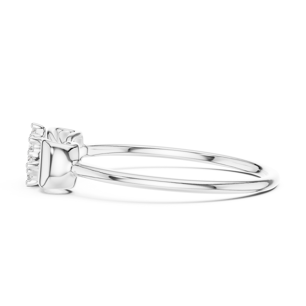 Sparkling Ribbon Elegance Ring
