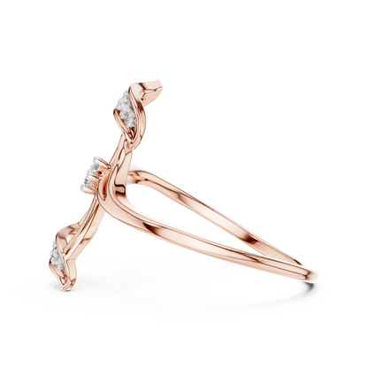 Sparkling Flutter Gold Ring