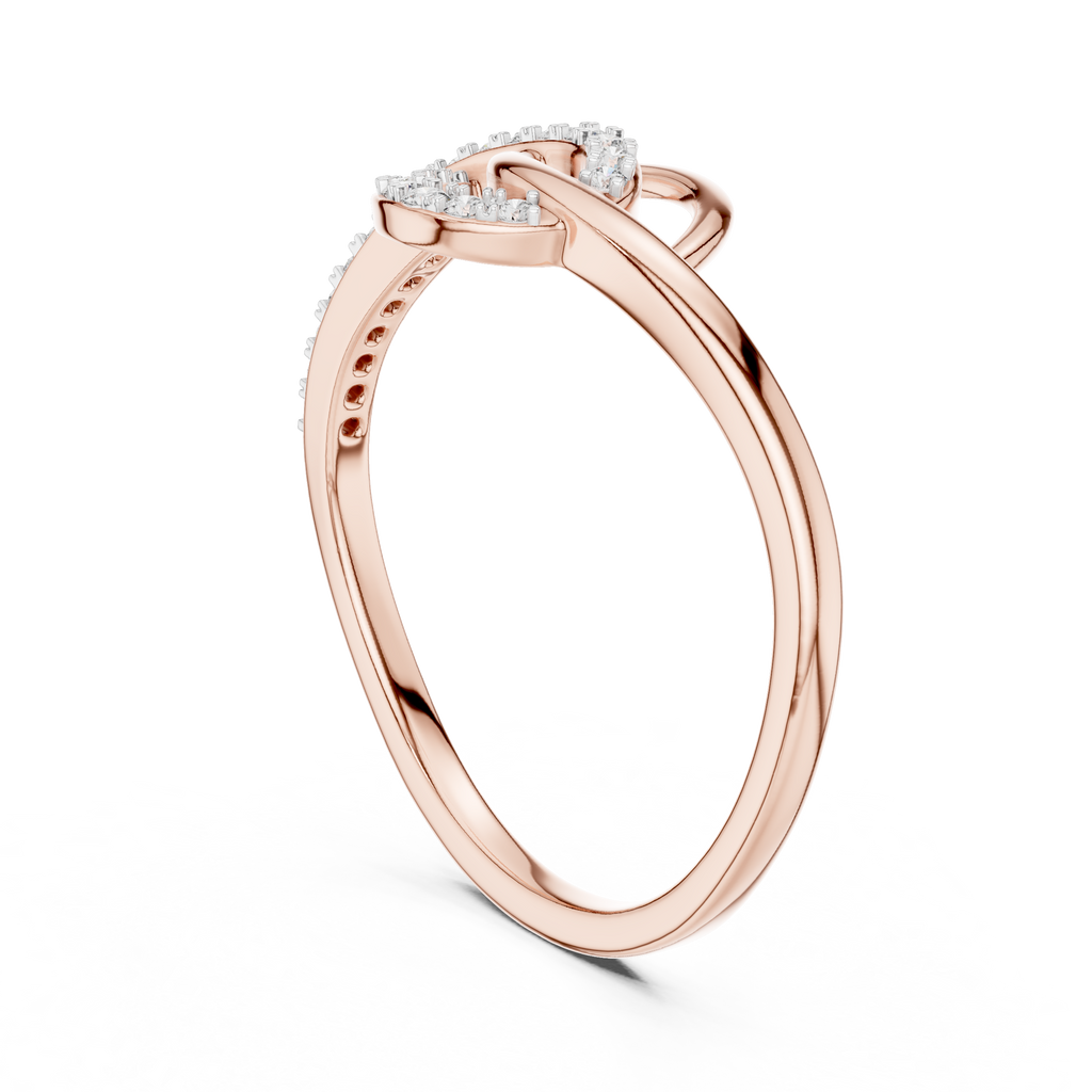 Elegant Infinity Twist Ring