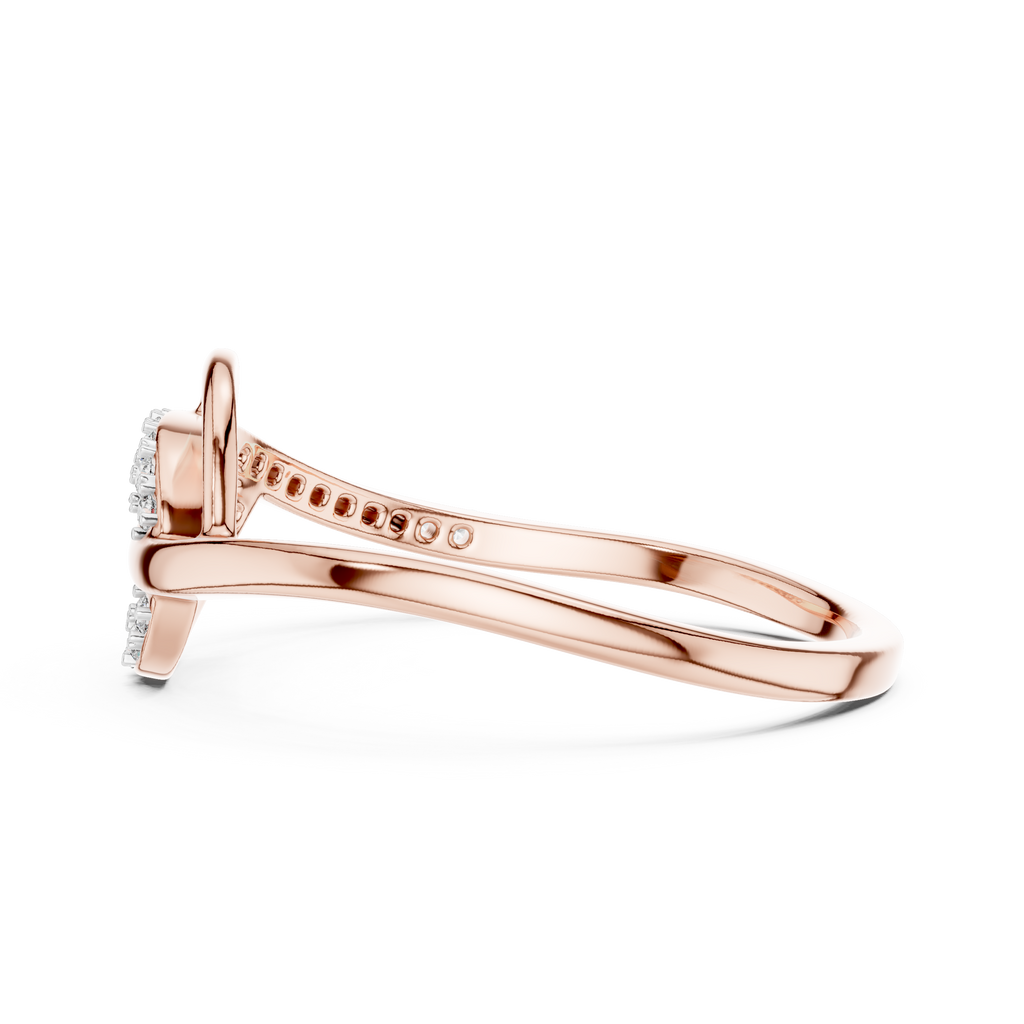 Elegant Infinity Twist Ring