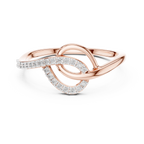 Elegant Infinity Twist Ring