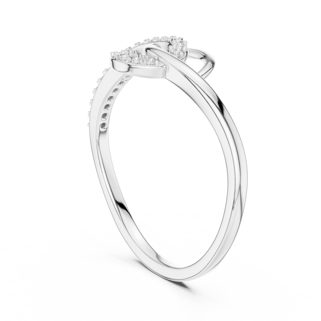 Elegant Infinity Twist Ring