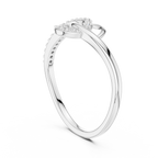 Elegant Infinity Twist Ring