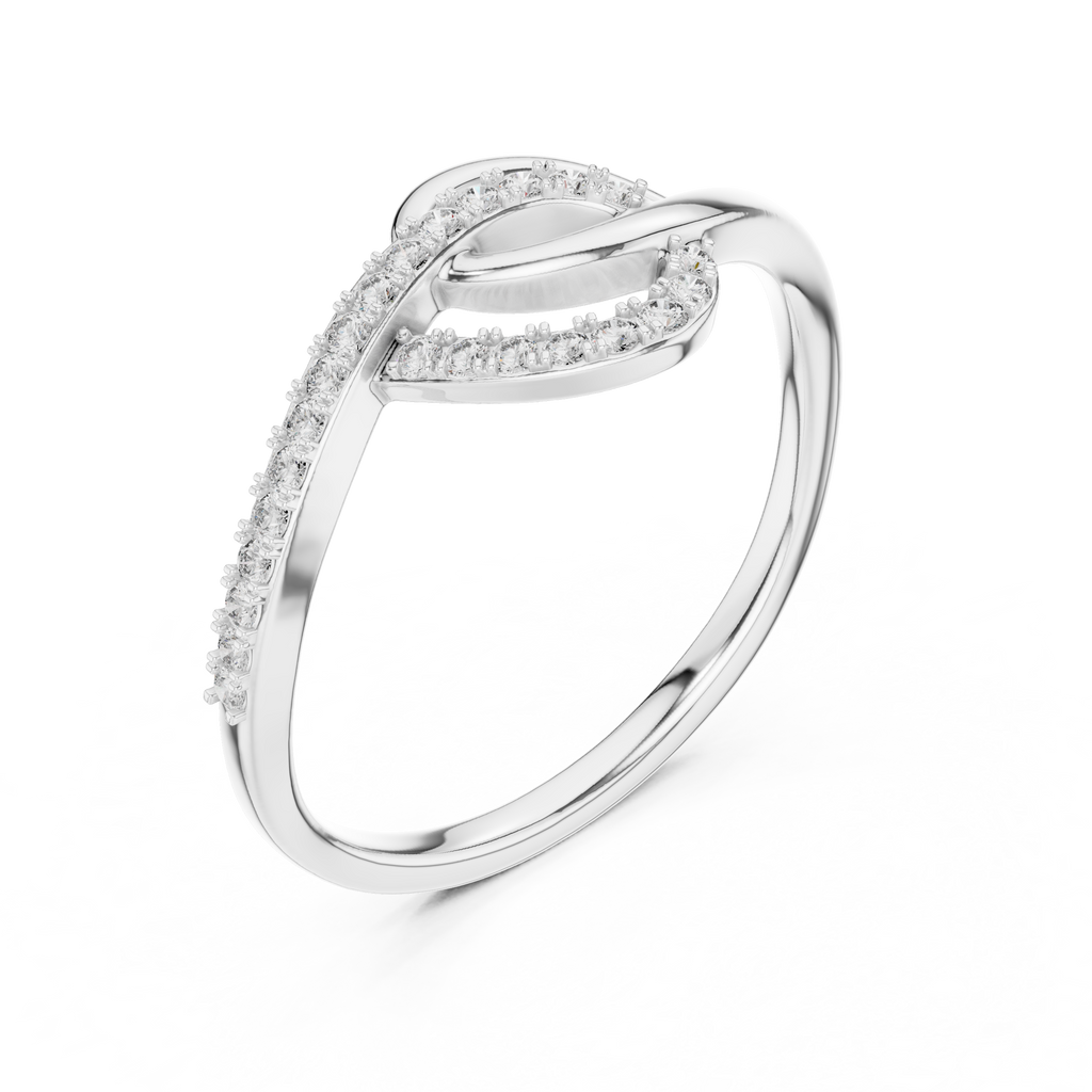 Elegant Infinity Twist Ring
