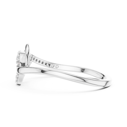 Elegant Infinity Twist Ring