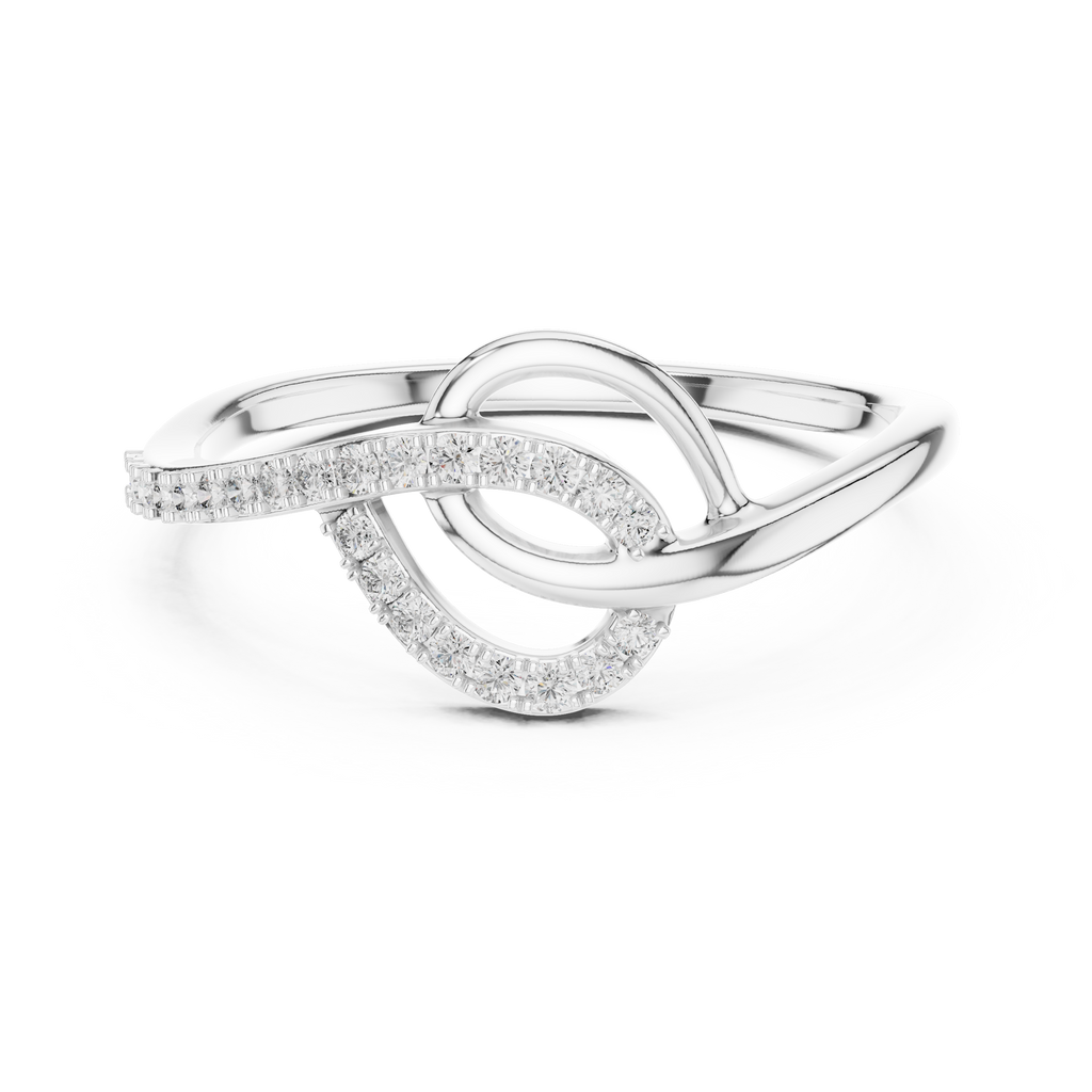 Elegant Infinity Twist Ring