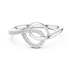 Elegant Infinity Twist Ring