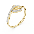 Elegant Infinity Twist Ring