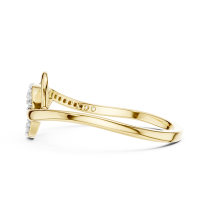 Elegant Infinity Twist Ring