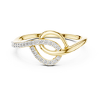 Elegant Infinity Twist Ring